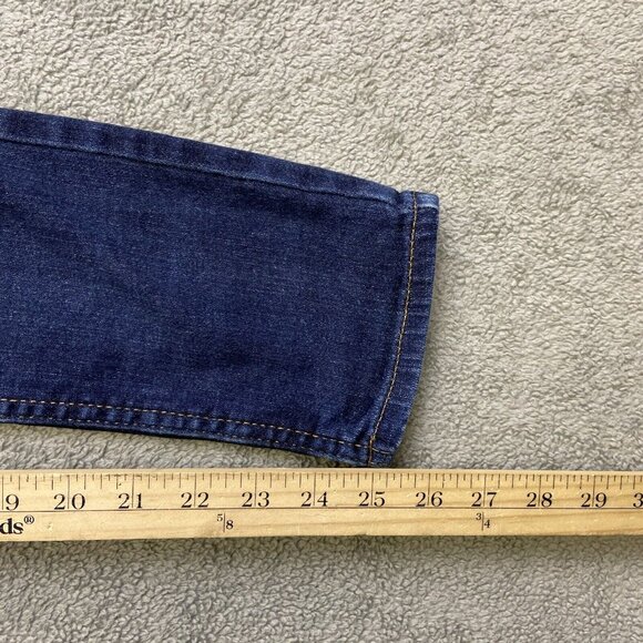 Levis Jeans 14 Reg (Fits 26x25) Blue 519 Extreme Skinny‎ Dark Wash Denim - Picture 5 of 9